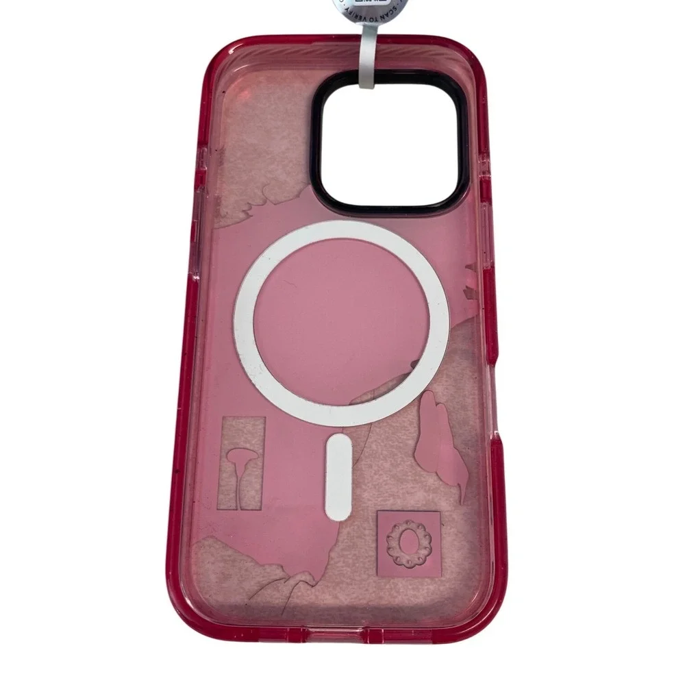 Casetify iPhone 14 Pro Max Case Pink Anime Girl Graphic MagSafe Impact Case